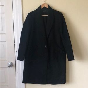 Zara Black Wool Coat